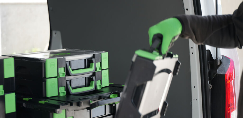 RECA Systemwelt: Flexibel stapel- und kombinierbar, auch für den Fahrzeugeinbau geeignet.