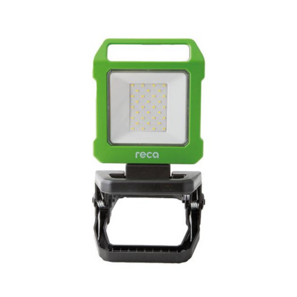 Praktická úsporná otočná svítilna s upínacím klipem.