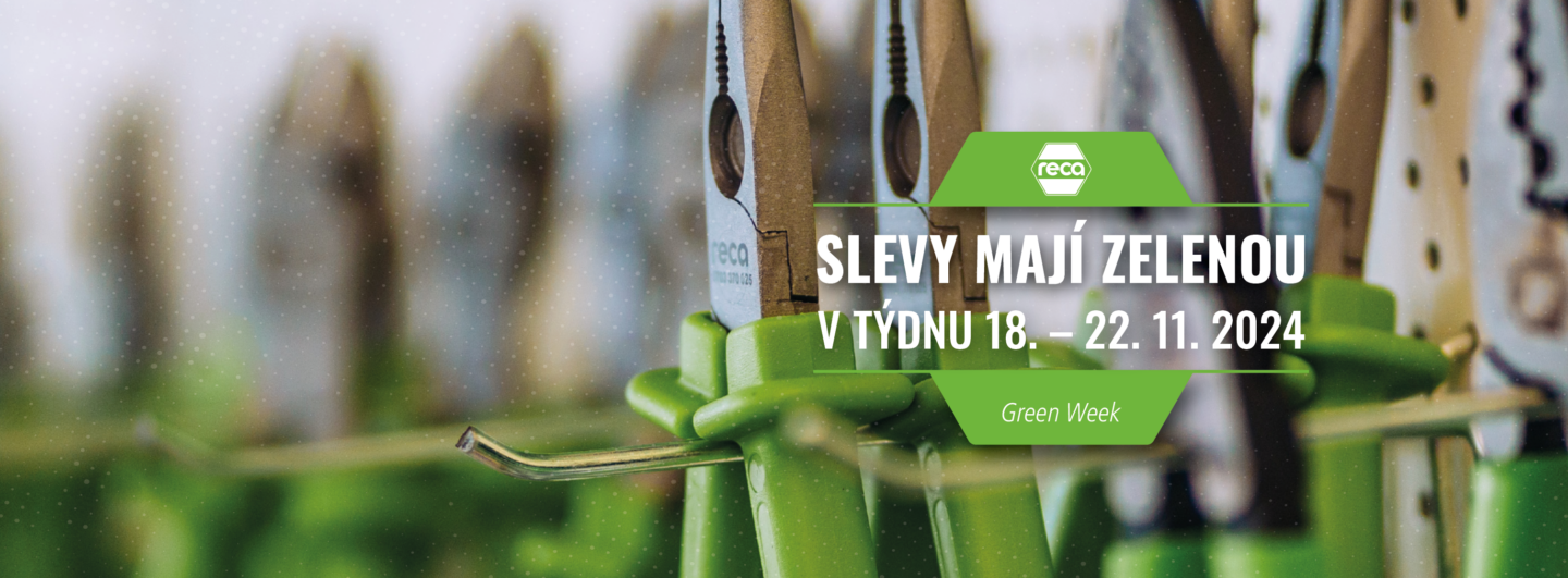 Slevy mají zelenou logo