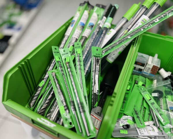 Vrtáky různé velikosti