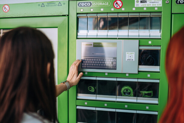 Snadné ovládání automatů RECA iStorage