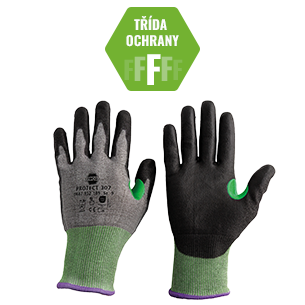 RECA Protect 307 – pracovní rukavice s ochranou proti proříznutí, třída F