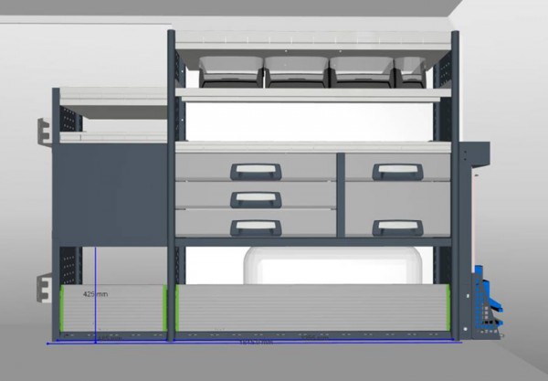 RECA Maxmobil návrh vestavby